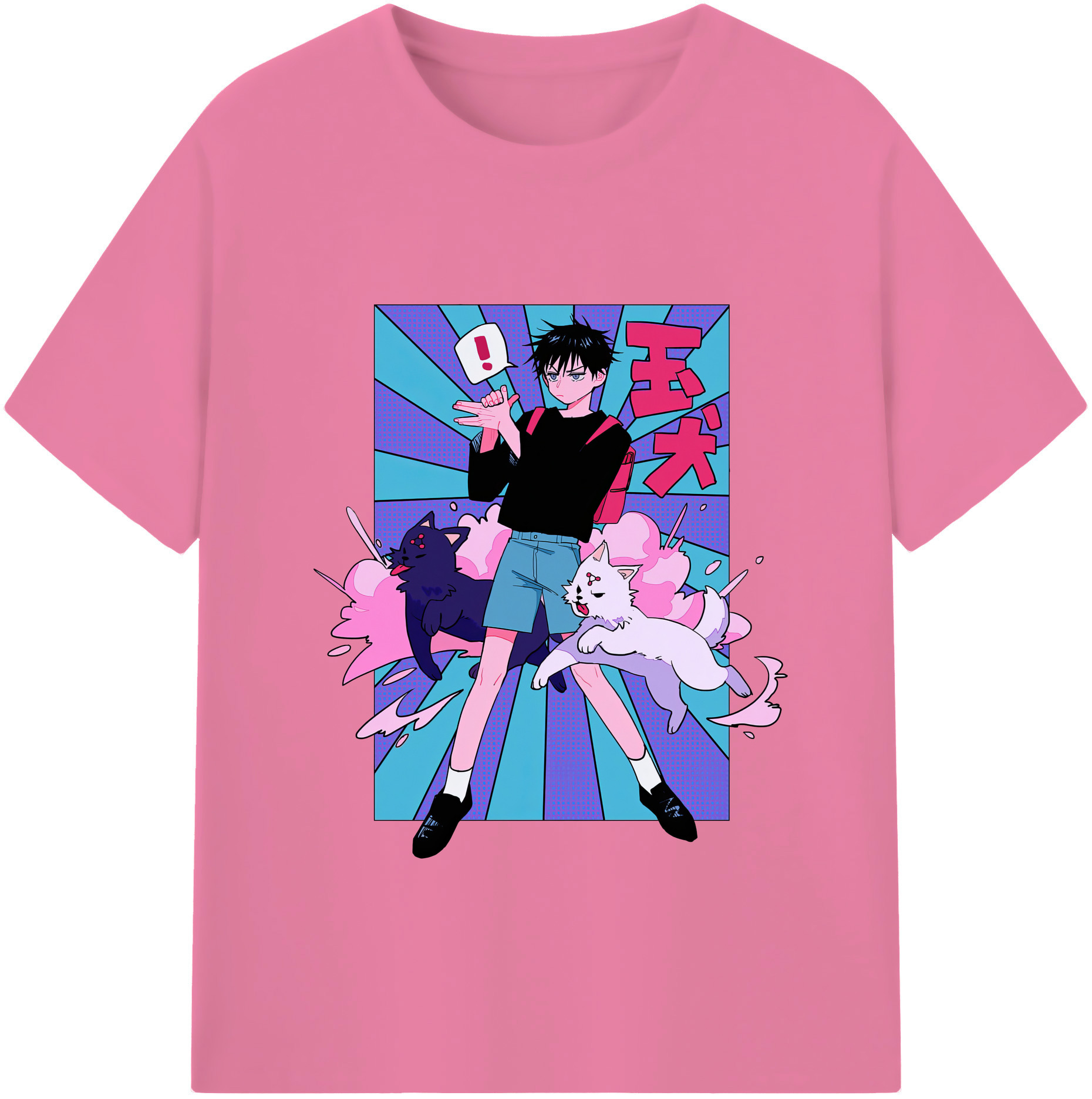 （画像用） 呪術廻戦 Jujutsu Kaisen 綿100％半袖Tシャツ（フロントプリント）
